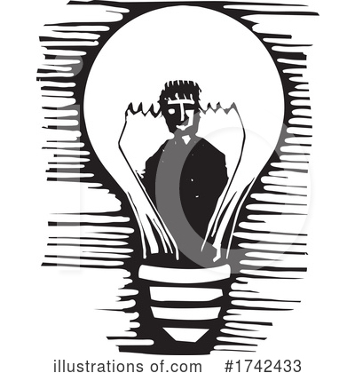 Royalty-Free (RF) Light Bulb Clipart Illustration by xunantunich - Stock Sample #1742433