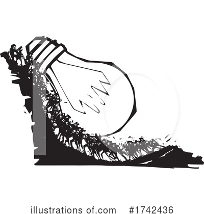 Royalty-Free (RF) Light Bulb Clipart Illustration by xunantunich - Stock Sample #1742436