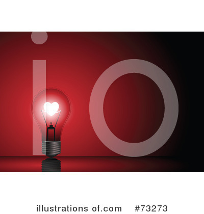 Royalty-Free (RF) Light Bulb Clipart Illustration by Qiun - Stock Sample #73273