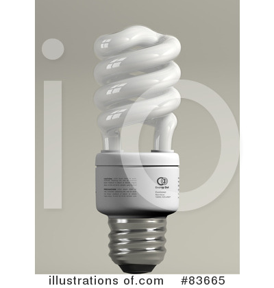 Royalty-Free (RF) Light Bulb Clipart Illustration by Leo Blanchette - Stock Sample #83665