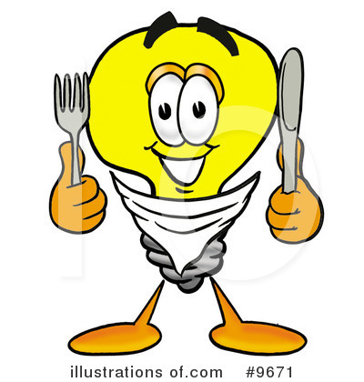 Silverware Clipart #9671 by Mascot Junction