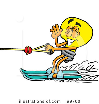Water Skiing Clipart #9700 by Mascot Junction