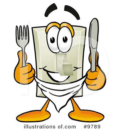 Silverware Clipart #9789 by Mascot Junction