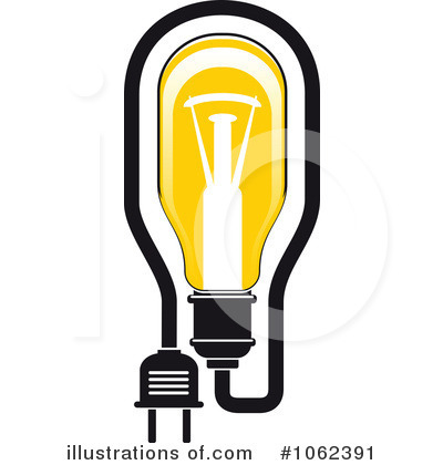 Royalty-Free (RF) Lightbulb Clipart Illustration by Vector Tradition SM - Stock Sample #1062391
