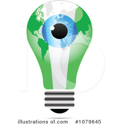 Royalty-Free (RF) Lightbulb Clipart Illustration by Andrei Marincas - Stock Sample #1079645