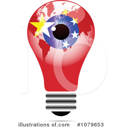 Royalty-Free (RF) Lightbulb Clipart Illustration by Andrei Marincas - Stock Sample #1079653