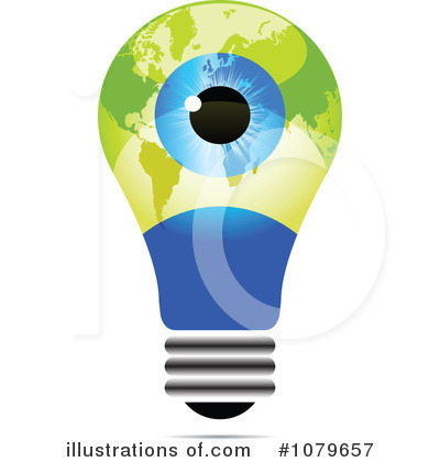 Royalty-Free (RF) Lightbulb Clipart Illustration by Andrei Marincas - Stock Sample #1079657