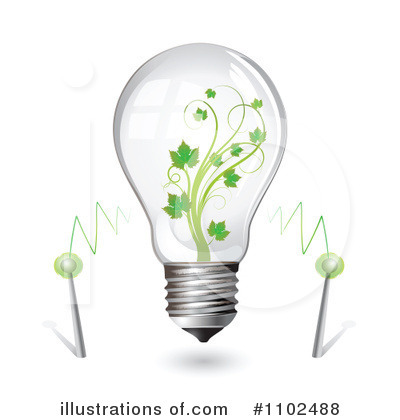 Royalty-Free (RF) Lightbulb Clipart Illustration by merlinul - Stock Sample #1102488