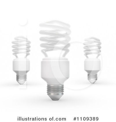 Royalty-Free (RF) Lightbulb Clipart Illustration by Mopic - Stock Sample #1109389