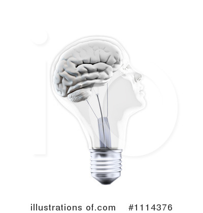Royalty-Free (RF) Lightbulb Clipart Illustration by Mopic - Stock Sample #1114376