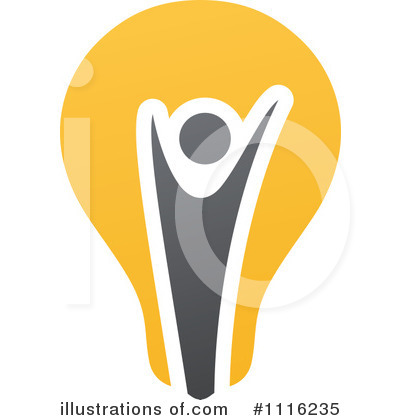 Royalty-Free (RF) Lightbulb Clipart Illustration by elena - Stock Sample #1116235