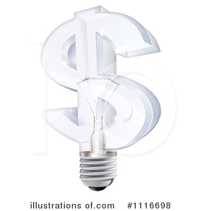 Royalty-Free (RF) Lightbulb Clipart Illustration by AtStockIllustration - Stock Sample #1116698