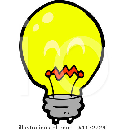 Royalty-Free (RF) Lightbulb Clipart Illustration by lineartestpilot - Stock Sample #1172726