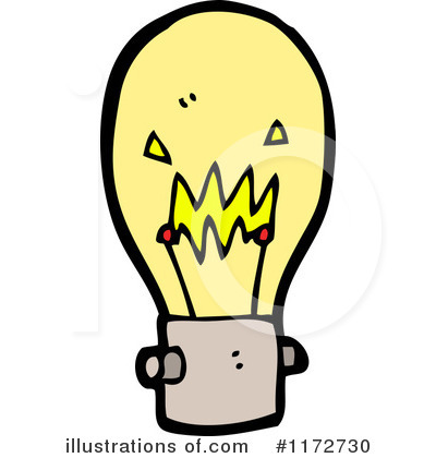 Royalty-Free (RF) Lightbulb Clipart Illustration by lineartestpilot - Stock Sample #1172730