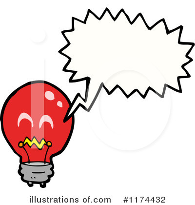 Royalty-Free (RF) Lightbulb Clipart Illustration by lineartestpilot - Stock Sample #1174432