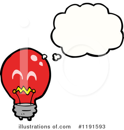 Royalty-Free (RF) Lightbulb Clipart Illustration by lineartestpilot - Stock Sample #1191593