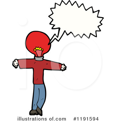 Lightbulb Person Clipart #1191594 by lineartestpilot