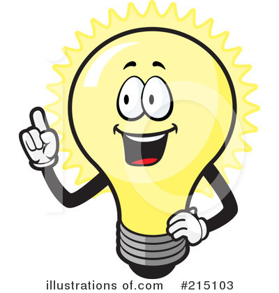 Light Bulb Clipart #215103 by Cory Thoman