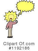 Lightbulb Person Clipart #1192186 by lineartestpilot