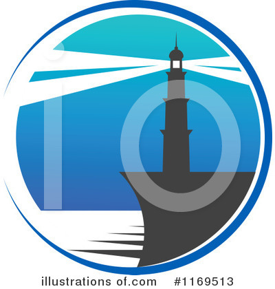 Royalty-Free (RF) Lighthouse Clipart Illustration by Vector Tradition SM - Stock Sample #1169513