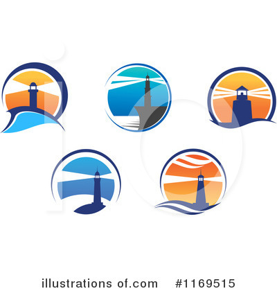 Royalty-Free (RF) Lighthouse Clipart Illustration by Vector Tradition SM - Stock Sample #1169515