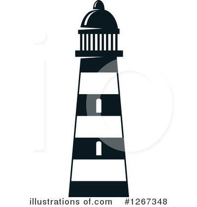 Royalty-Free (RF) Lighthouse Clipart Illustration by Vector Tradition SM - Stock Sample #1267348