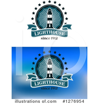 Royalty-Free (RF) Lighthouse Clipart Illustration by Vector Tradition SM - Stock Sample #1276954