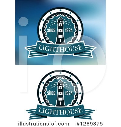 Royalty-Free (RF) Lighthouse Clipart Illustration by Vector Tradition SM - Stock Sample #1289875