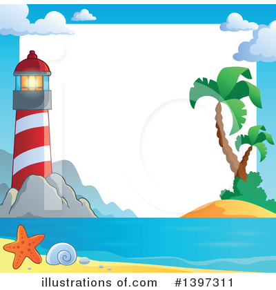 Royalty-Free (RF) Lighthouse Clipart Illustration by visekart - Stock Sample #1397311