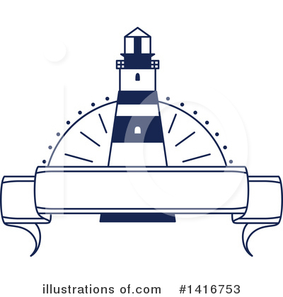 Royalty-Free (RF) Lighthouse Clipart Illustration by Vector Tradition SM - Stock Sample #1416753