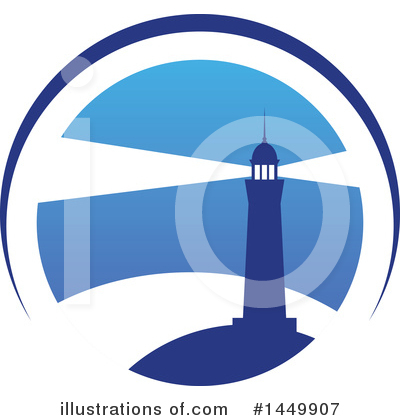 Royalty-Free (RF) Lighthouse Clipart Illustration by Vector Tradition SM - Stock Sample #1449907