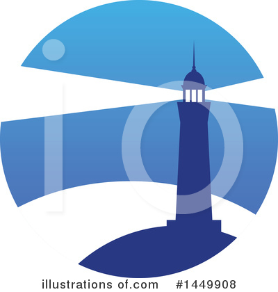 Royalty-Free (RF) Lighthouse Clipart Illustration by Vector Tradition SM - Stock Sample #1449908