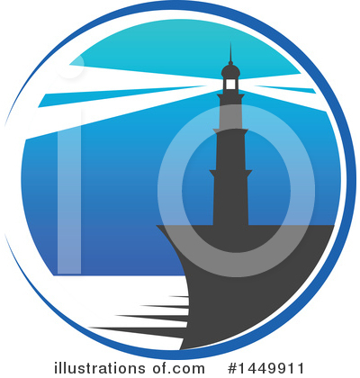 Royalty-Free (RF) Lighthouse Clipart Illustration by Vector Tradition SM - Stock Sample #1449911