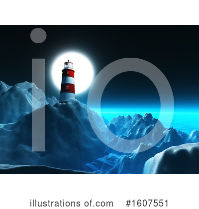 Royalty-Free (RF) Lighthouse Clipart Illustration by KJ Pargeter - Stock Sample #1607551