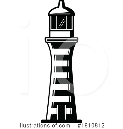 Royalty-Free (RF) Lighthouse Clipart Illustration by Vector Tradition SM - Stock Sample #1610812