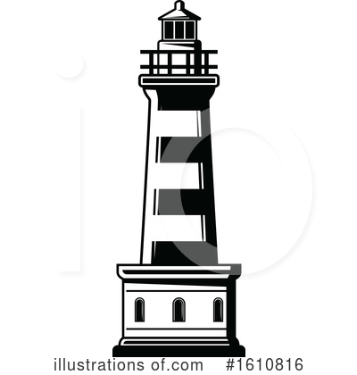 Royalty-Free (RF) Lighthouse Clipart Illustration by Vector Tradition SM - Stock Sample #1610816