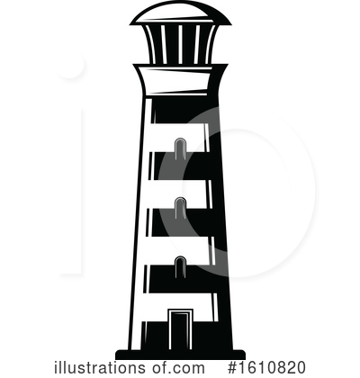 Royalty-Free (RF) Lighthouse Clipart Illustration by Vector Tradition SM - Stock Sample #1610820