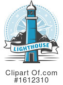 Lighthouse Clipart #1612310 by Vector Tradition SM