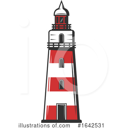 Royalty-Free (RF) Lighthouse Clipart Illustration by Vector Tradition SM - Stock Sample #1642531