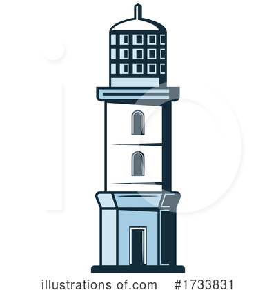 Royalty-Free (RF) Lighthouse Clipart Illustration by Vector Tradition SM - Stock Sample #1733831