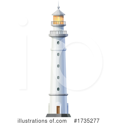 Royalty-Free (RF) Lighthouse Clipart Illustration by Vector Tradition SM - Stock Sample #1735277
