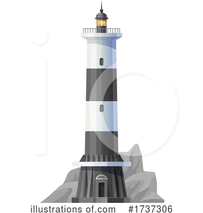 Royalty-Free (RF) Lighthouse Clipart Illustration by Vector Tradition SM - Stock Sample #1737306