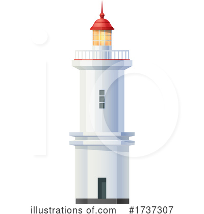 Royalty-Free (RF) Lighthouse Clipart Illustration by Vector Tradition SM - Stock Sample #1737307