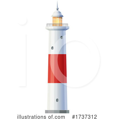 Royalty-Free (RF) Lighthouse Clipart Illustration by Vector Tradition SM - Stock Sample #1737312