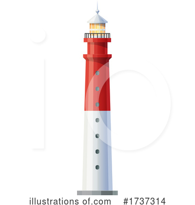 Royalty-Free (RF) Lighthouse Clipart Illustration by Vector Tradition SM - Stock Sample #1737314