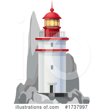 Royalty-Free (RF) Lighthouse Clipart Illustration by Vector Tradition SM - Stock Sample #1737997