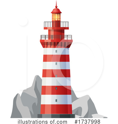 Royalty-Free (RF) Lighthouse Clipart Illustration by Vector Tradition SM - Stock Sample #1737998