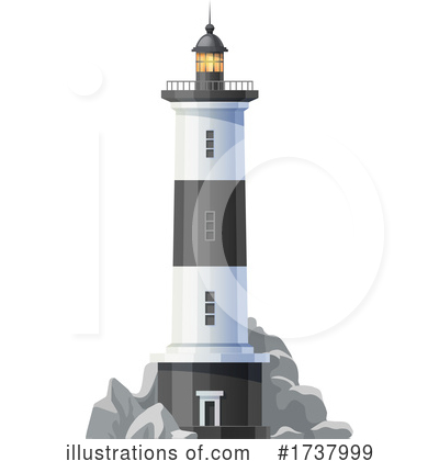 Royalty-Free (RF) Lighthouse Clipart Illustration by Vector Tradition SM - Stock Sample #1737999