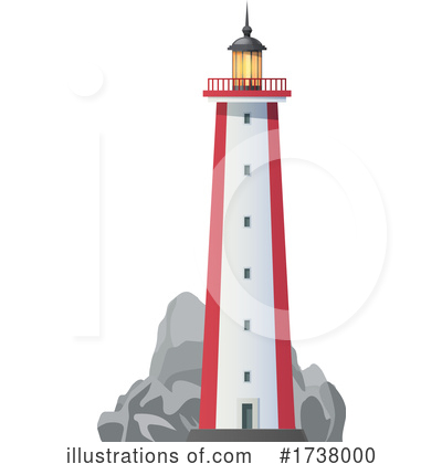 Royalty-Free (RF) Lighthouse Clipart Illustration by Vector Tradition SM - Stock Sample #1738000