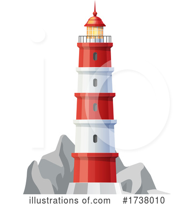 Royalty-Free (RF) Lighthouse Clipart Illustration by Vector Tradition SM - Stock Sample #1738010